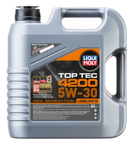 Imagine produs: Ulei motor LIQUI MOLY (3715) TOP TEC 4200 5W30 4L