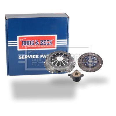 Imagine produs: Set ambreiaj cu rulment presiune hidraulic 212 mm BORG&BECK (HKT1585)