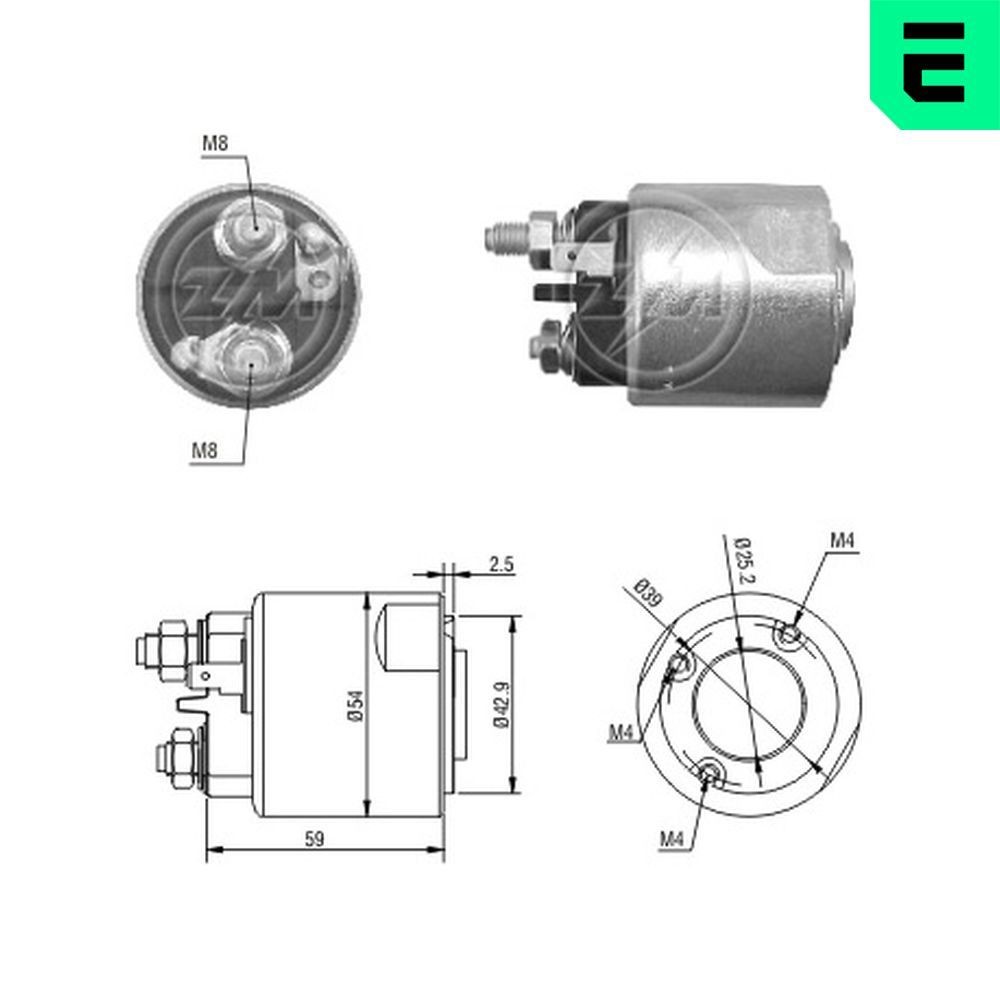 Imagine produs: Solenoid electromotor ERA (ZM2495)