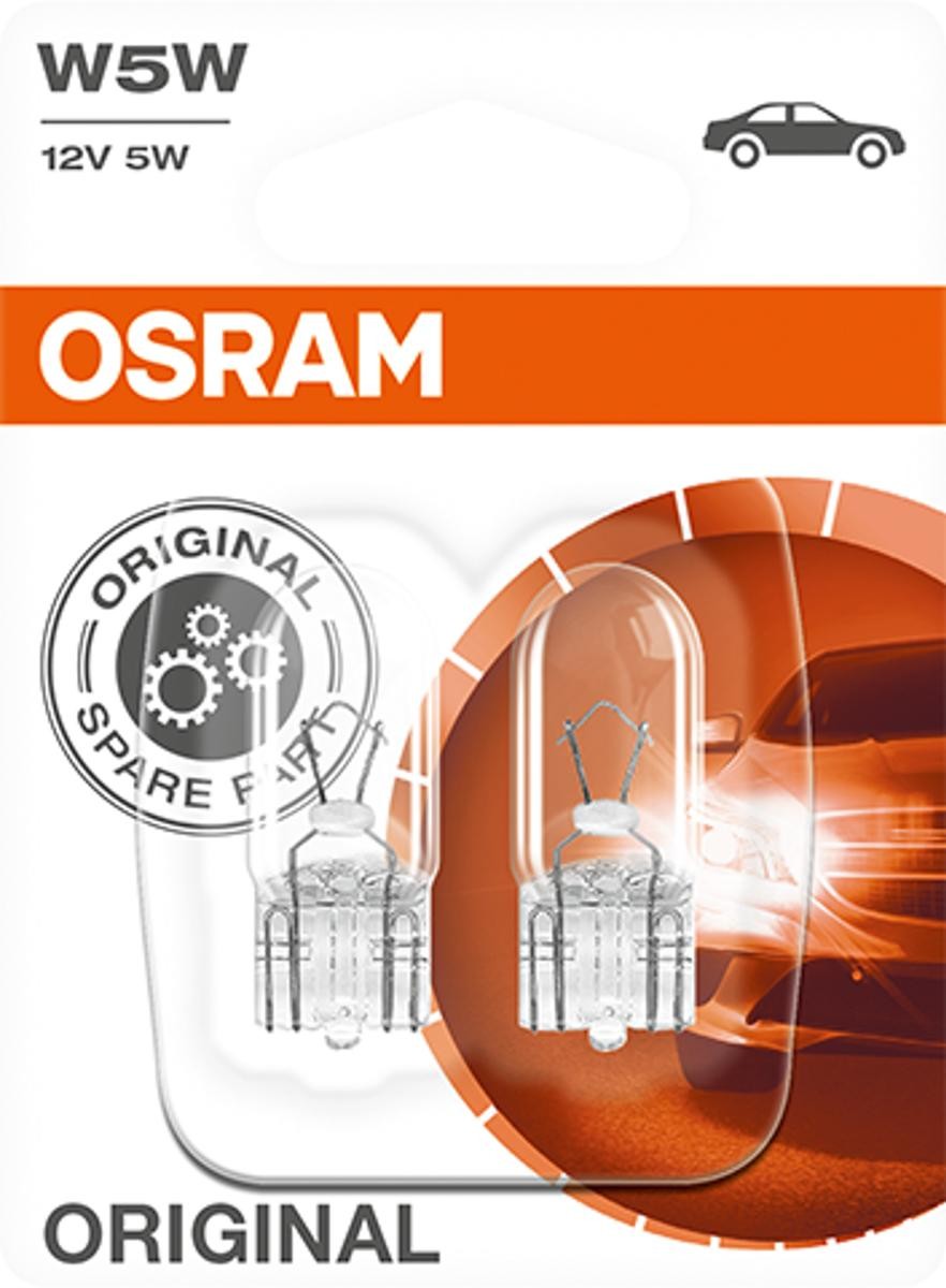 Imagine produs: Bec W5W 12V 5W W2,1x9,5d ORIGINAL LINE OSRAM (2825-02B)