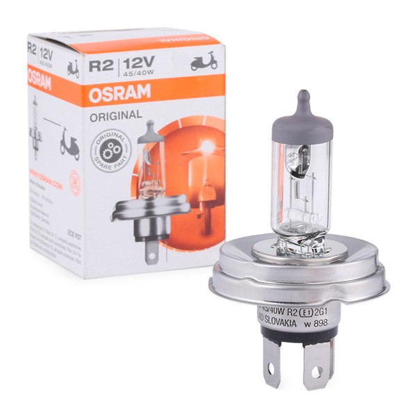 Imagine produs: Bec R2 (Bilux) 12V 45/40W P45t 3200K Halogen ORIGINAL OSRAM (64183)