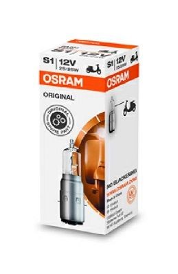Imagine produs: Bec S1 12V 25/25W BA20d Halogen ORIGINAL MOTORCYCLE OSRAM-MOTO (64326)