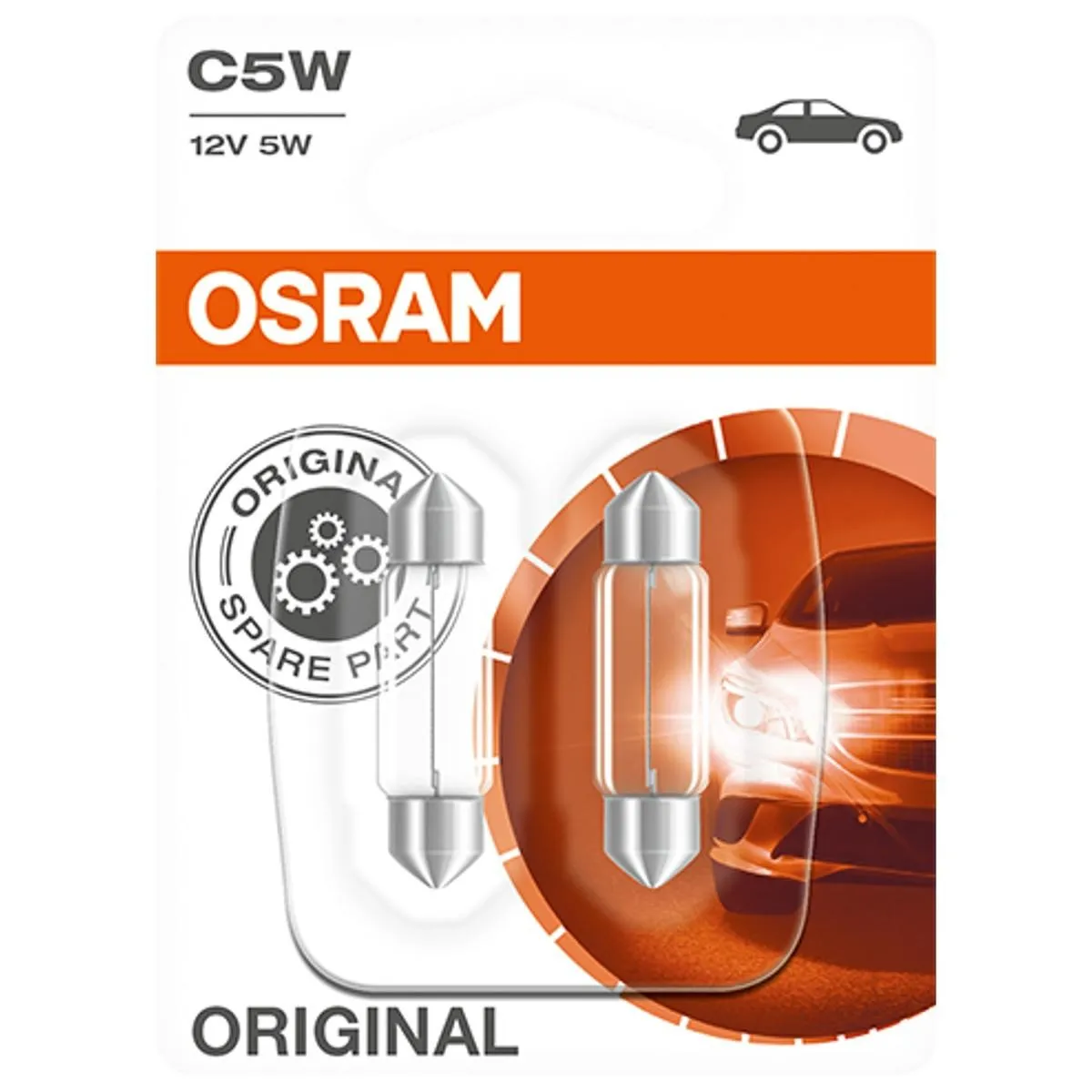 Imagine produs: Bec C5W 12V 5W SV8,5-8 ORIGINAL LINE OSRAM (6418-02B)