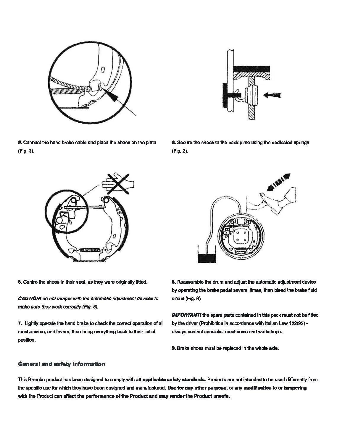 Imagine produs: Saboti de frana BREMBO (S 68 525)