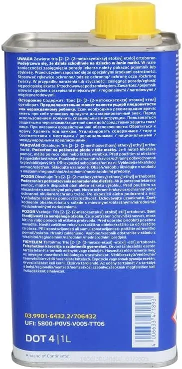 Imagine produs: Lichid de frana DOT 4 1L ATE (03.9901-6432.2)