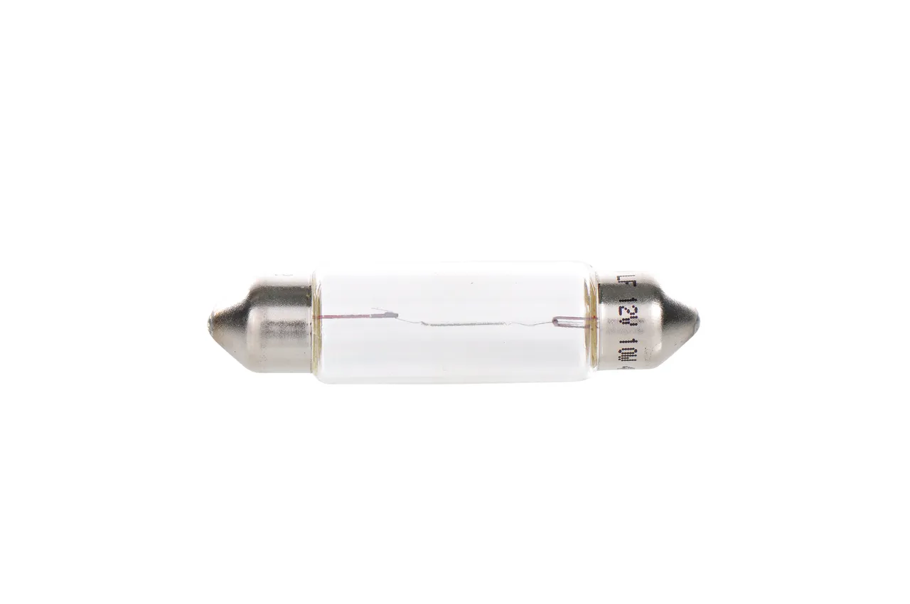 Imagine produs: Bec auto C10W 12V 10W SV8,5-8 BOSCH (1 987 301 014)