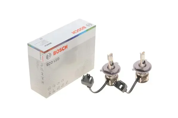 Imagine produs: Bec ECO LED TWIN H4 12V 24W P43t 6000K BOSCH (1 987 301 700)