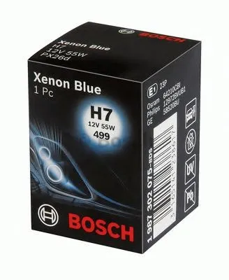 Imagine produs: Bec H7 12V 55W PX26d 4200K Halogen Blue BOSCH (1 987 302 075)