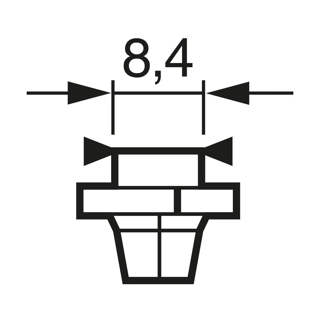 Imagine produs: Bec auto BAX8,4d 12V 2W BX8,4d BOSCH (1 987 302 236)