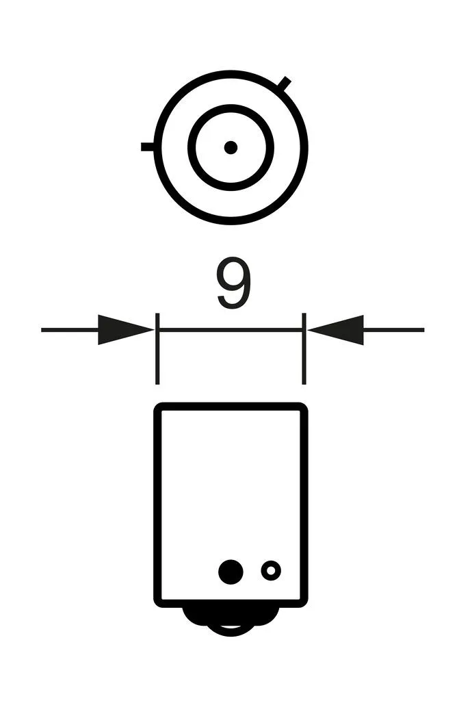 Imagine produs: Bec H21W 12V 21W BAY9s BOSCH (1 987 302 264)
