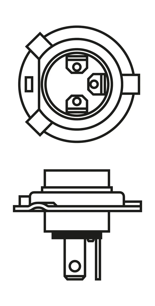 Imagine produs: Bec H4 24V 75/70W P43t Halogen BOSCH (1 987 302 441)