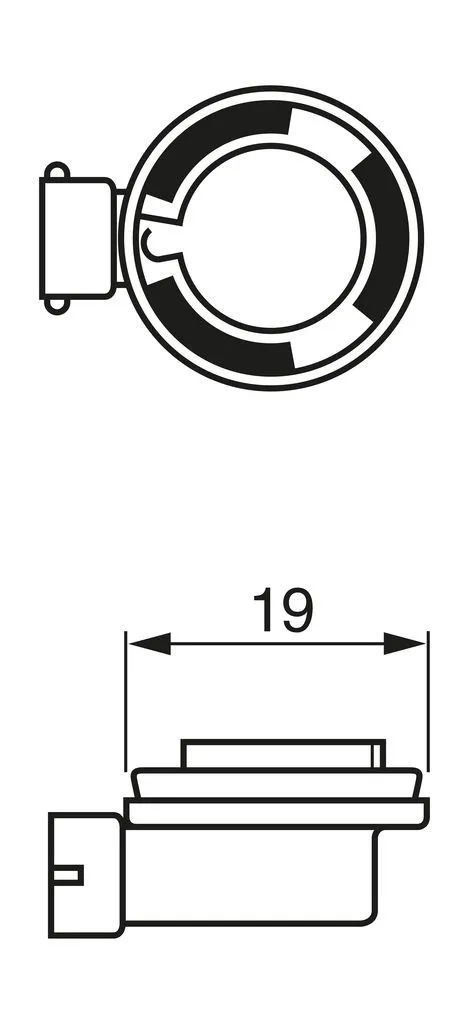 Imagine produs: Bec auto H11 24V 70W PGJ19-2 Halogen BOSCH-CARGO (1 987 302 481)
