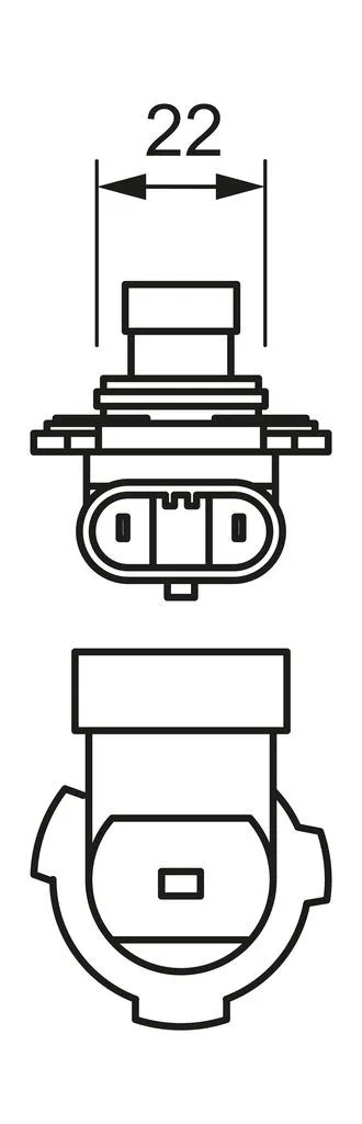 Imagine produs: Bec HIR2 12V 55W PX22d BOSCH (1 987 302 828)