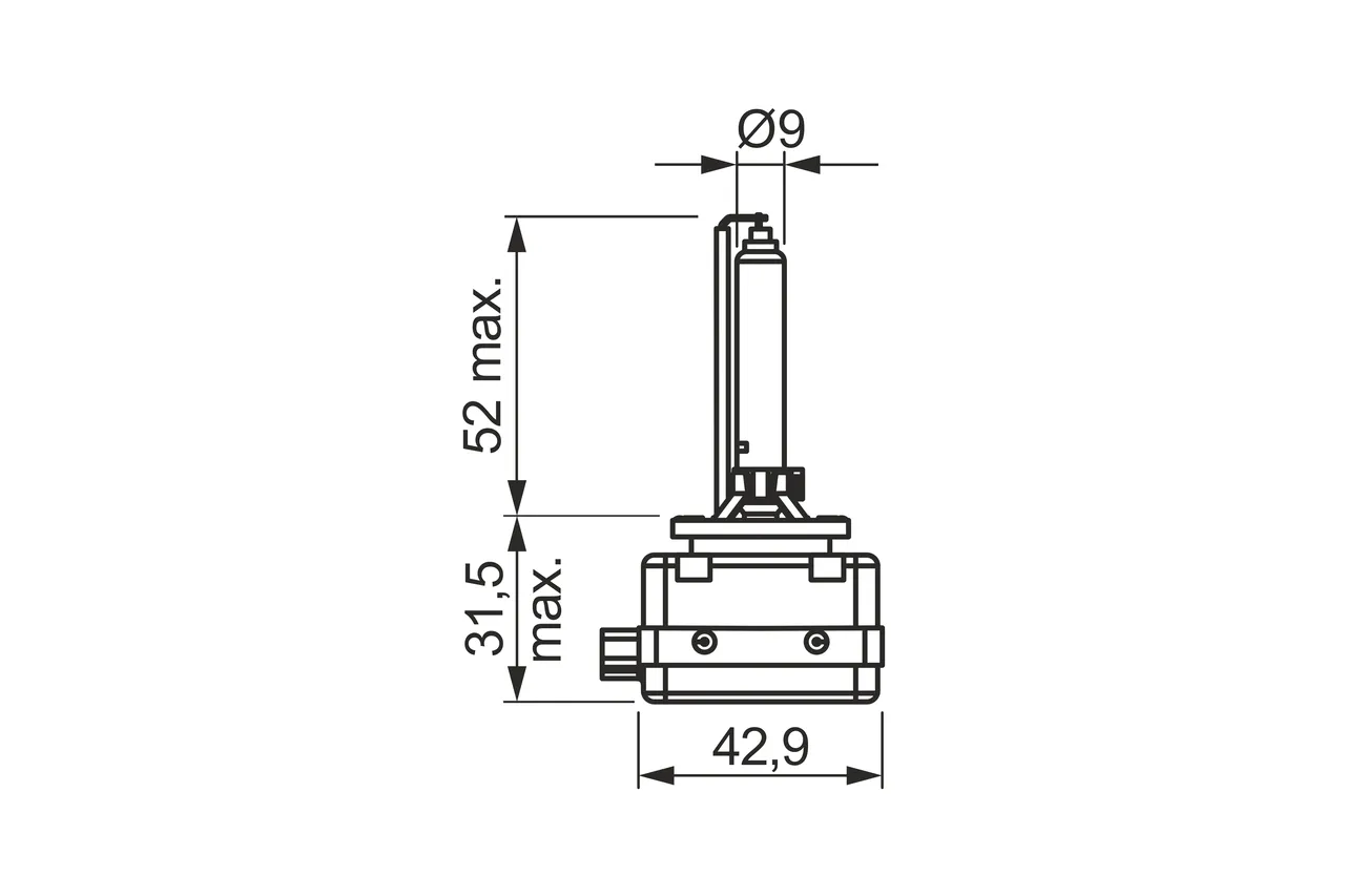 Imagine produs: Bec Xenon D3S 42V 35W PK32d-5 BOSCH (1 987 302 853)
