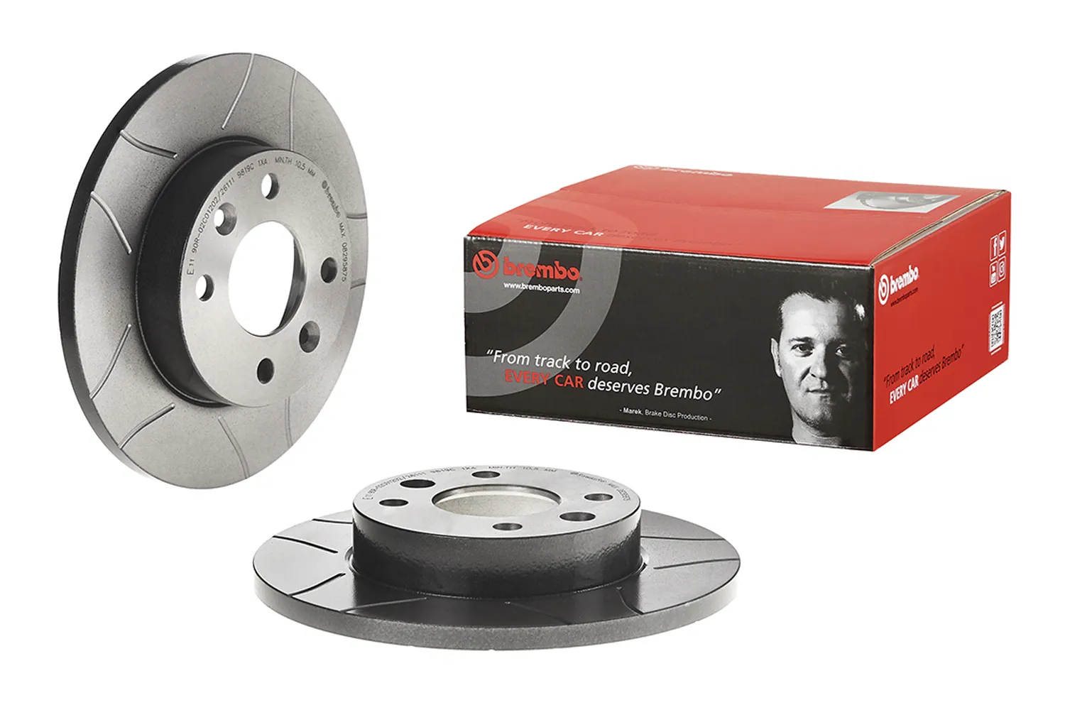 Imagine produs: Disc frana evacuare zgura BREMBO (08.2958.75)
