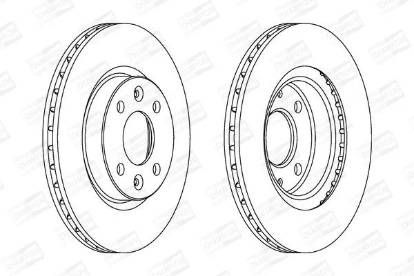 Imagine produs: Disc frana CHAMPION (561997CH)