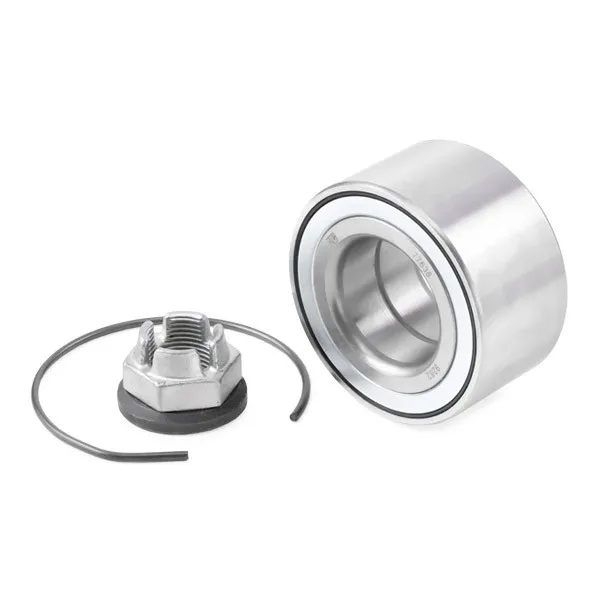 Imagine produs: Set rulment roata axa fata stanga / dreapta cu inel siguranta cu piulita crenelata 72 mm FEBI (05528)