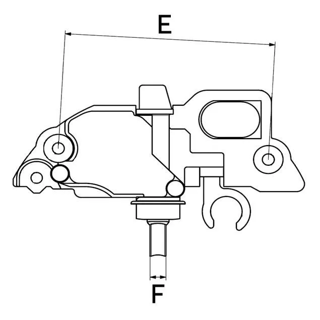 Imagine produs: Regulator de tensiune 14V alternator HC CARGO (F 032 230 624)