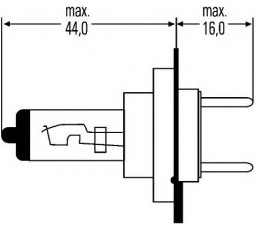 Imagine produs: Bec H7 12V 55W PX26d 3300K Halogen transparent HELLA (8GH 007 157-121)