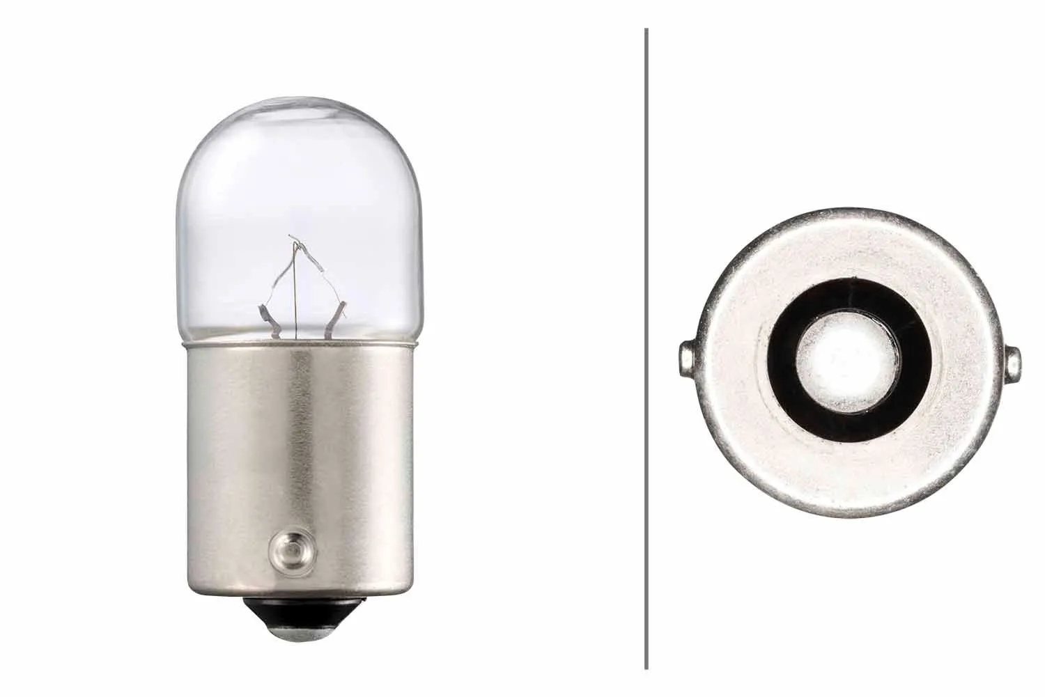 Imagine produs: Bec R5W 12V 5W BA15s Halogen HELLA (8GA 002 071-121)