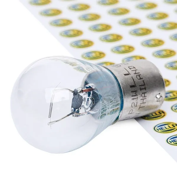 Imagine produs: Bec P21W 12V 21W BAY15s Halogen HELLA (8GA 002 073-271)