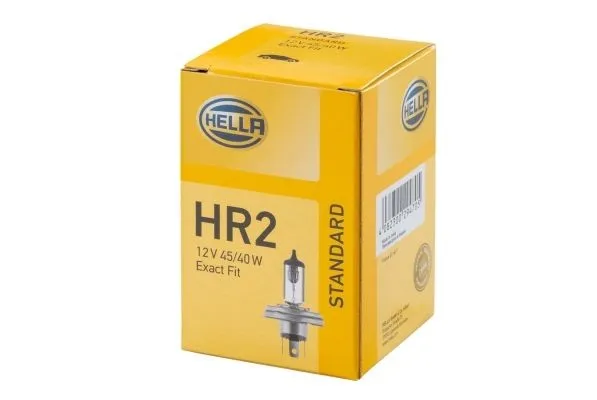 Imagine produs: Bec R2 (Bilux) 12V 45/40W P45t 3700K 400 lumeni Halogen HELLA (8GD 002 088-141)