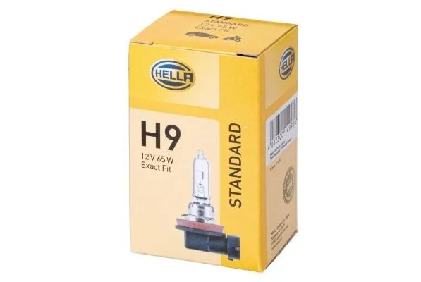 Imagine produs: Bec H9 12V 65W PGJ19-5 3700K 600 lumeni HELLA (8GH 008 357-001)