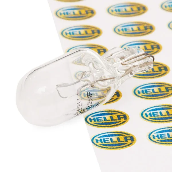 Imagine produs: Bec W5W 12V 5W W2,1x9,5d Halogen HELLA (8GP 003 594-121)