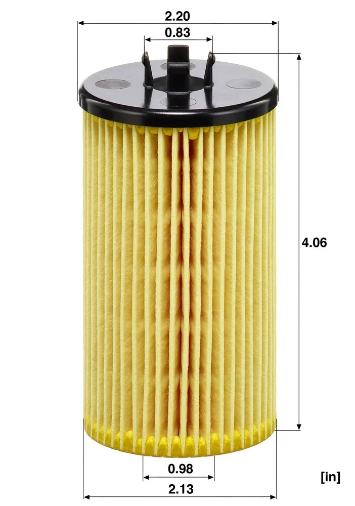Imagine produs: Filtru ulei MANN-FILTER (HU 612/2 x)