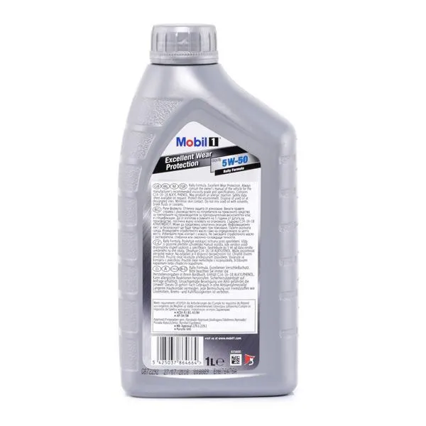 Imagine produs: Ulei motor MOBIL (153634) 5W50 FS X1 1L