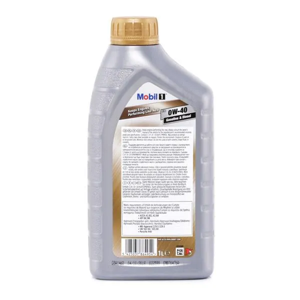 Imagine produs: Ulei motor MOBIL 1 (153668) 0W-40 M1 FS 1L