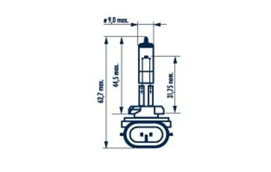Imagine produs: Bec H27W/2 12V 27W PGJ13 Halogen NARVA (480423000)