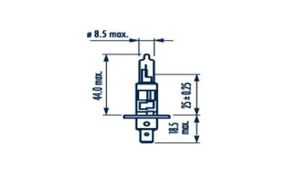 Imagine produs: Bec H1 24V 70W P14,5s Halogen NARVA (487023000)