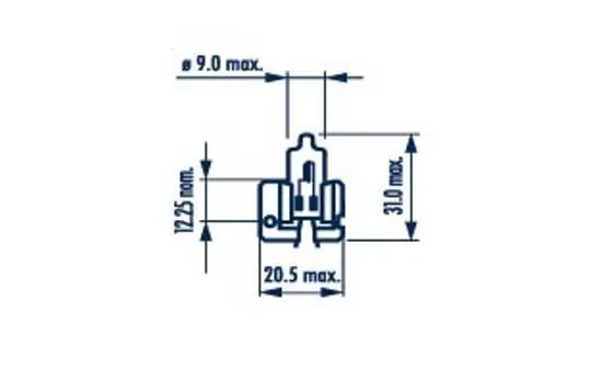 Imagine produs: Bec H2 24V 70W X511 NARVA-CARGO (487203000)
