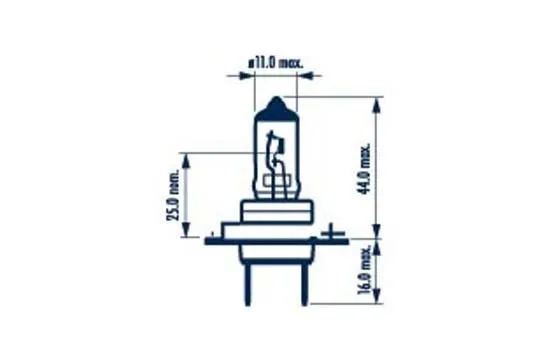 Imagine produs: Bec H7 24V 70W PX26d Halogen NARVA-CARGO (487283000)