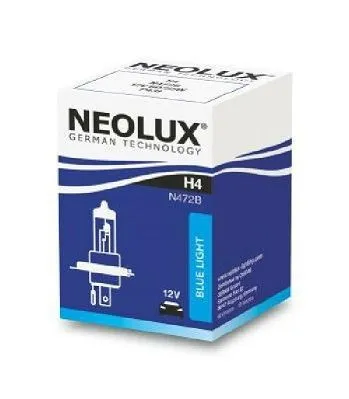 Imagine produs: Bec H4 12V 60/55W P43T 5000K Halogen Blue Light NEOLUX (N472B)
