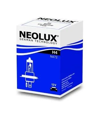 Imagine produs: Bec H4 12V 60/55W P43t 3200K Halogen NEOLUX (N472)