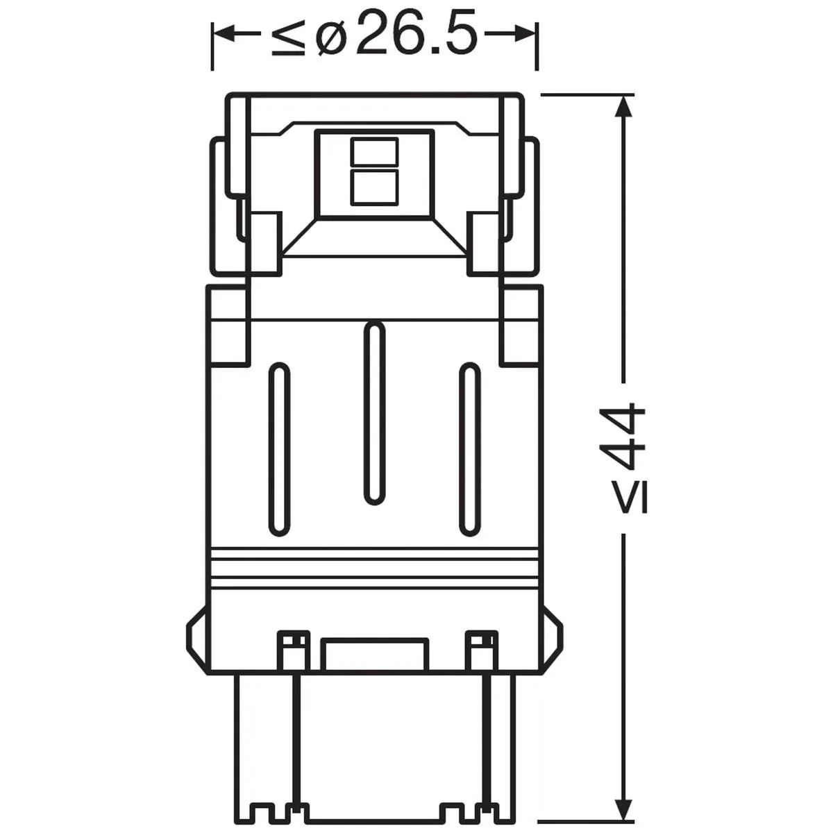 Imagine produs: Bec P27/7W 12V 2W W2,5x16q LEDriving SL LED OSRAM (3157DWP-02B)