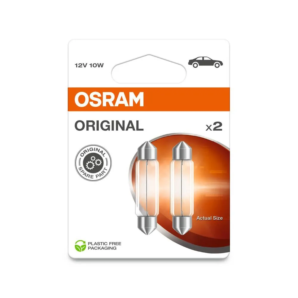 Imagine produs: Bec C10W 12V 10W SV8,5-8 ORIGINAL LINE OSRAM (6411-02B)
