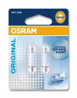 Imagine produs: Bec C10W 12V 10W SV8,5-8 ORIGINAL LINE OSRAM (6411-02B)