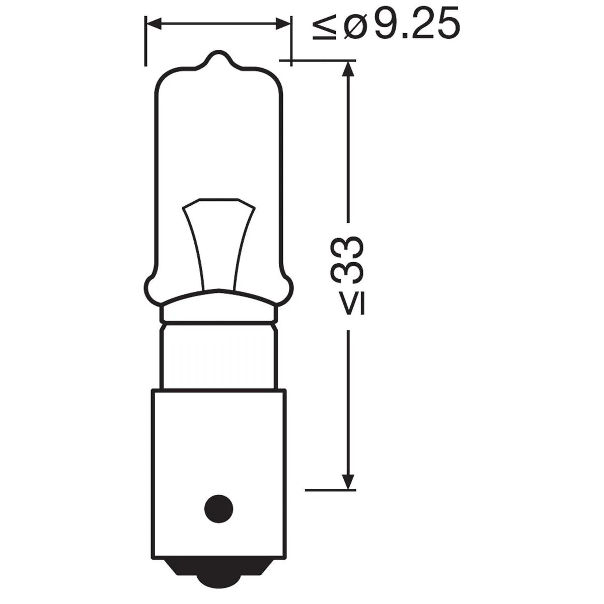 Imagine produs: Bec H21W 12V 21W BAY9s ORIGINAL LINE OSRAM (64136)