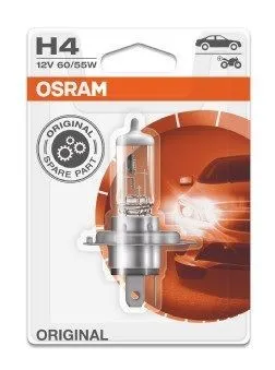 Imagine produs: Bec H4 12V 60/55W P43t 3200K Halogen ORIGINAL LINE OSRAM (64193-01B)