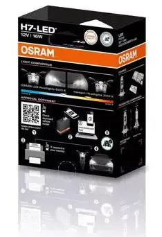 Imagine produs: Bec H7 12V 16W PX26d 6000K NIGHT BREAKER LED SPEED LED OSRAM-MOTO (64210DWNBSP-1HB)
