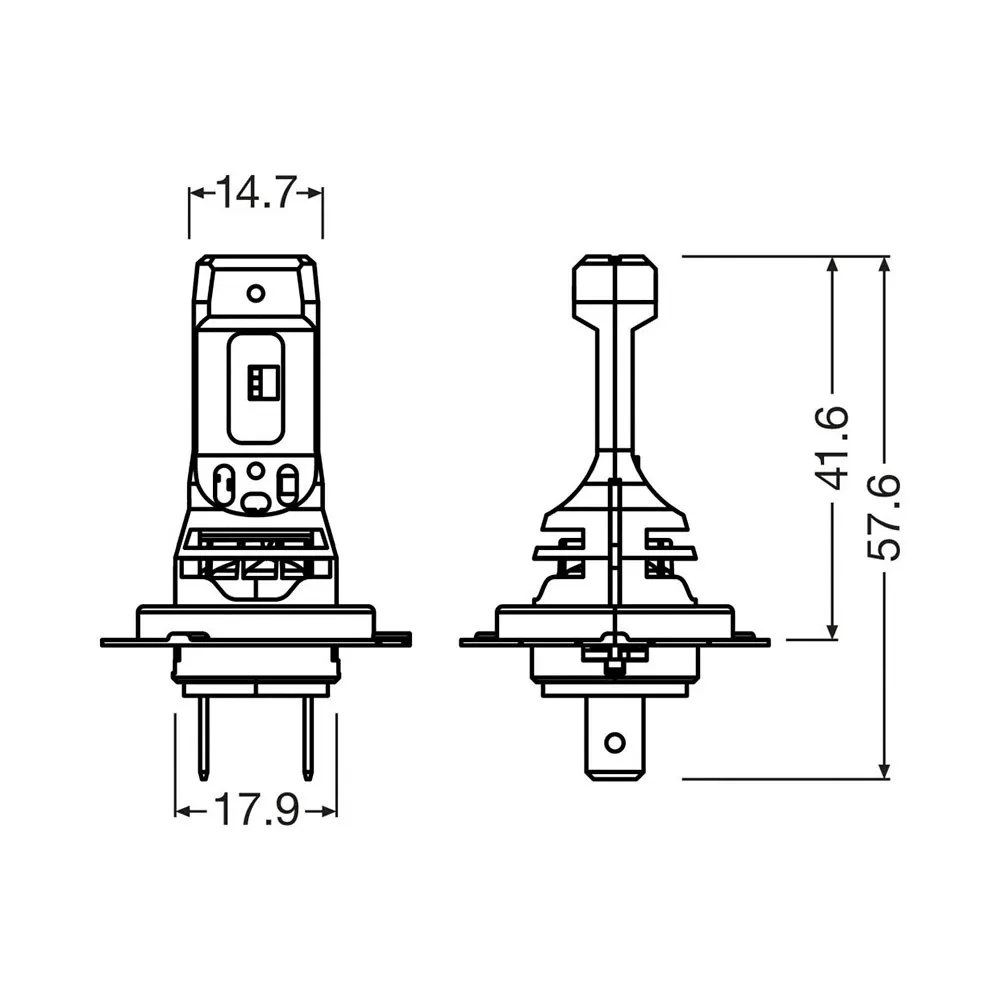 Imagine produs: Bec H7 12V 16W PX26d 6000K 1550 lumeni NIGHT BREAKER LED OSRAM (64210DWNBSP-2HB)
