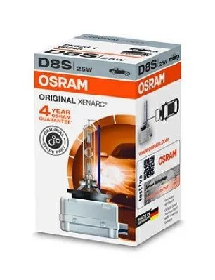 Imagine produs: Bec Xenon D8S 42V 25W PK32d-1 4500K OSRAM (66548)