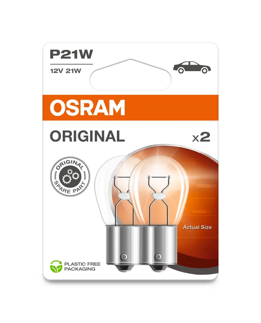 Imagine produs: Bec P21W 12V 21W BA15s ORIGINAL LINE OSRAM (7506-02B)
