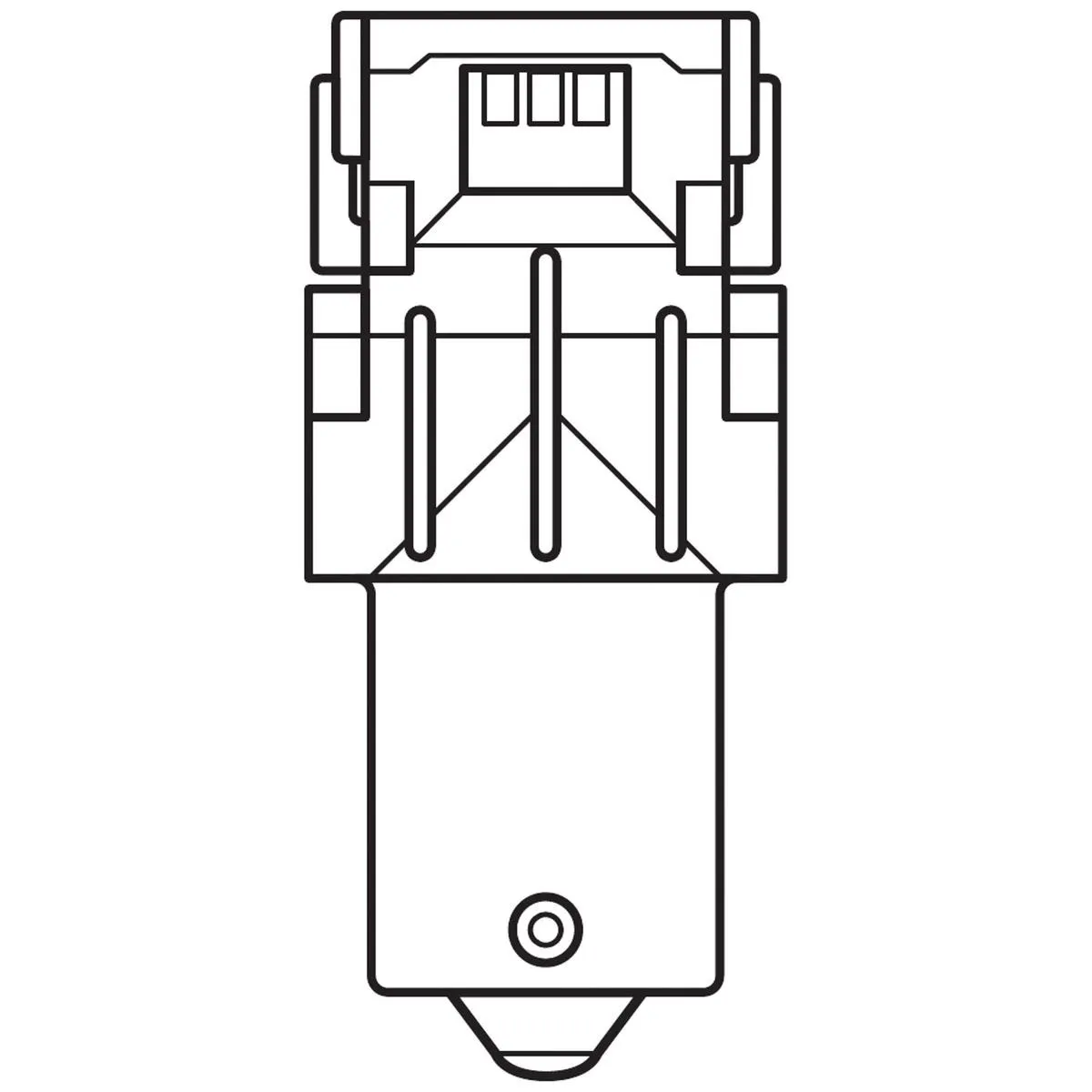 Imagine produs: Bec P21W 12V 1,9W BA15s LEDriving SL LED OSRAM (7506DWP-02B)
