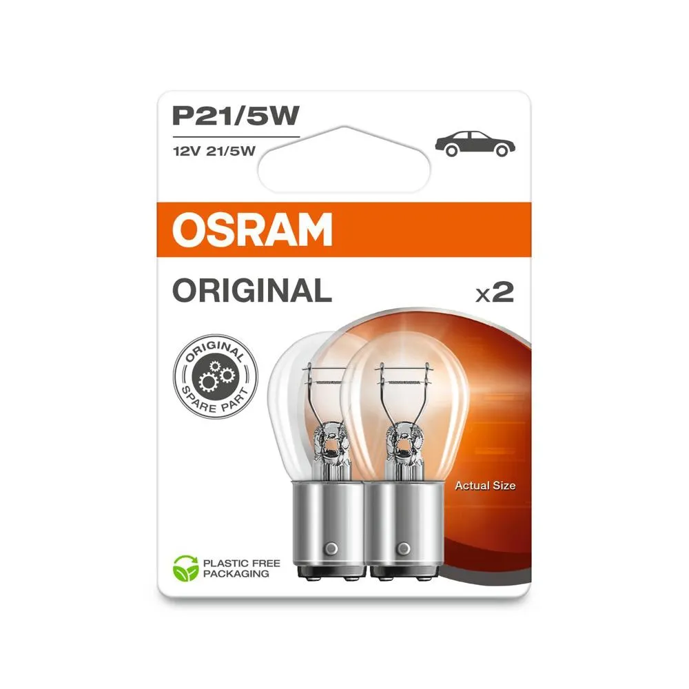 Imagine produs: Bec P21/5W 12V 21/5W BAY15d ORIGINAL LINE OSRAM (7528-02B)