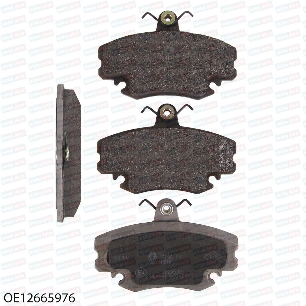 Imagine produs: Placute frana RENAULT (OE12665976 410602192R)