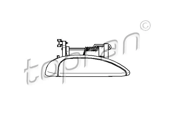Imagine produs: Maner exterior usa dreapta TOPRAN (700 559)